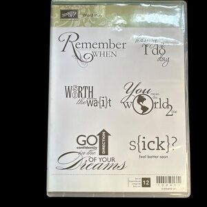 Stampin' Up! Word Play Stamp Set